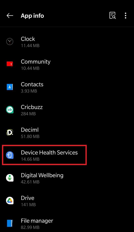 Device Health Services