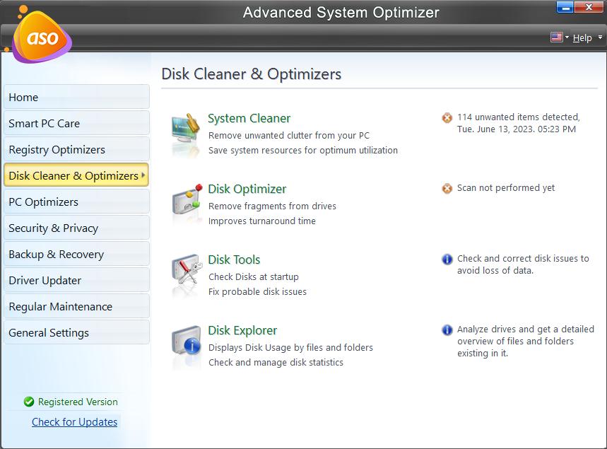 Disk Cleaners & Optimizers