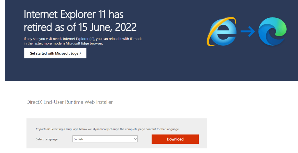 Download DirectX