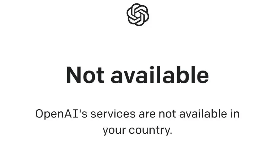 Error ‘OpenAI Is Not Available In Your Country’