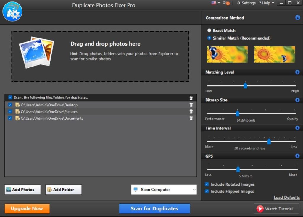 Interface of DPF