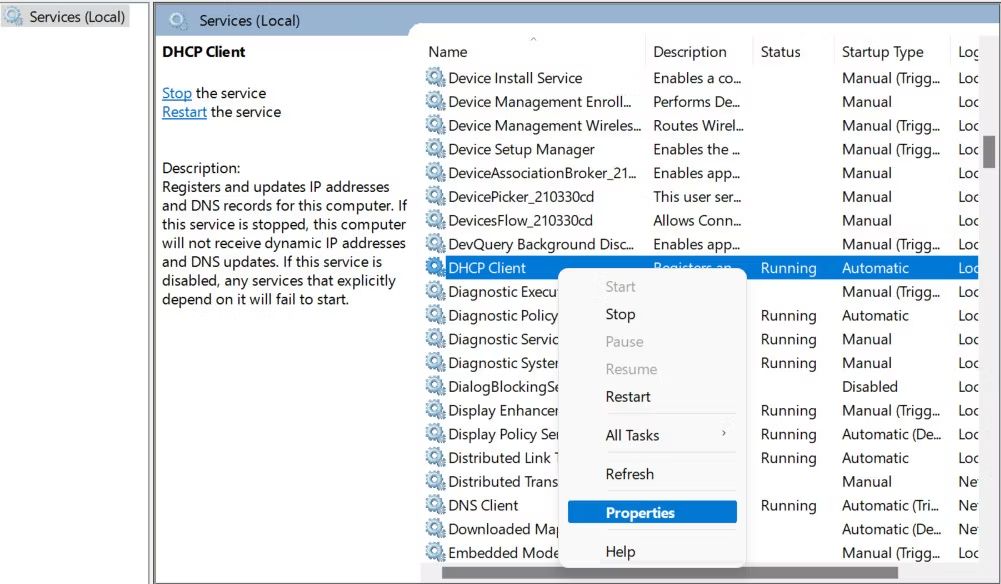 Locate DHCP