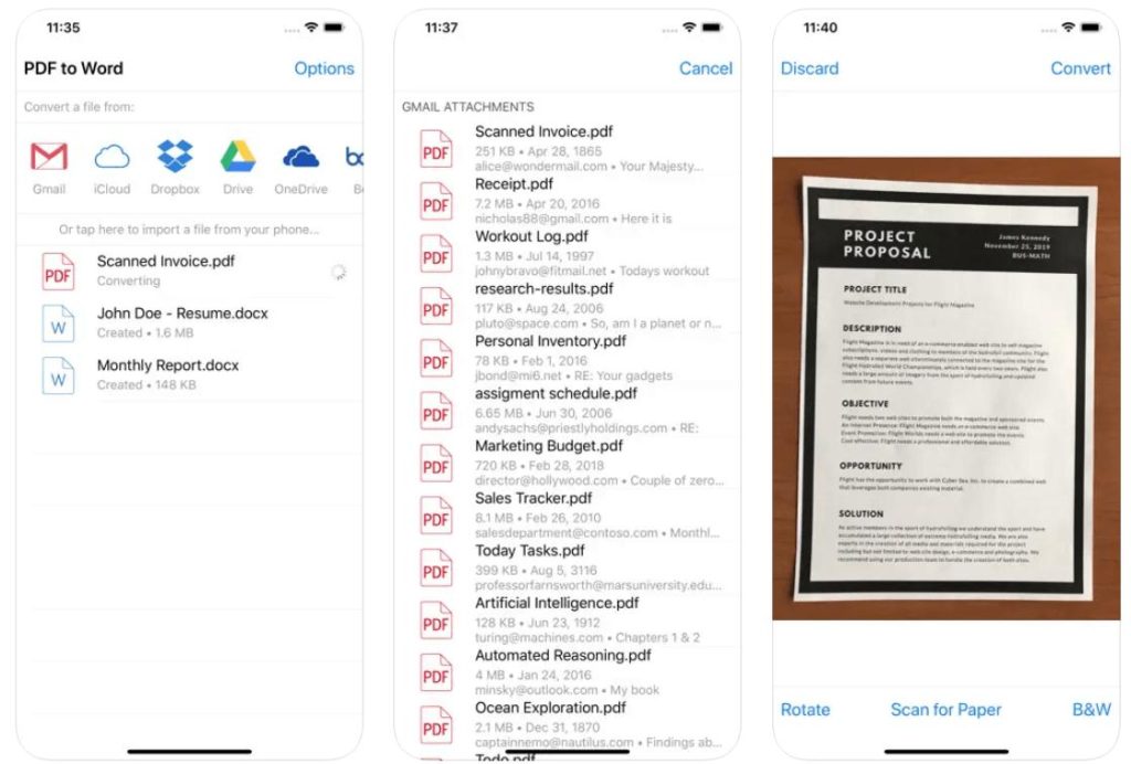 PDF to Word Converter