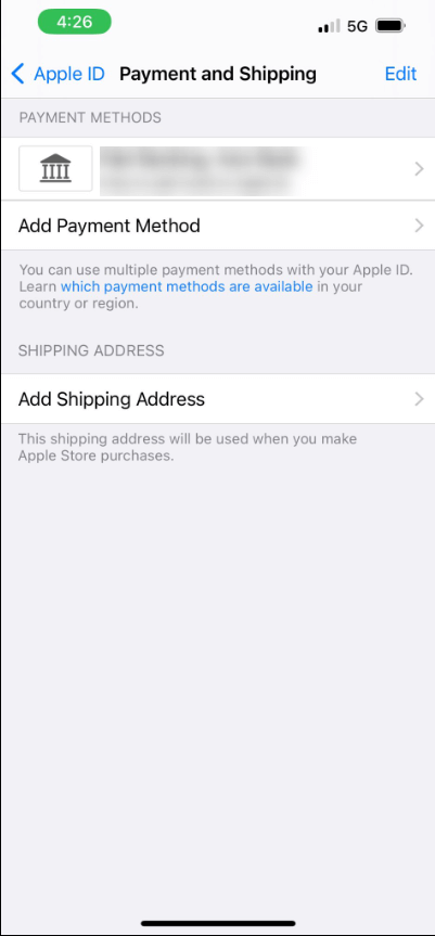Payment & Shipping