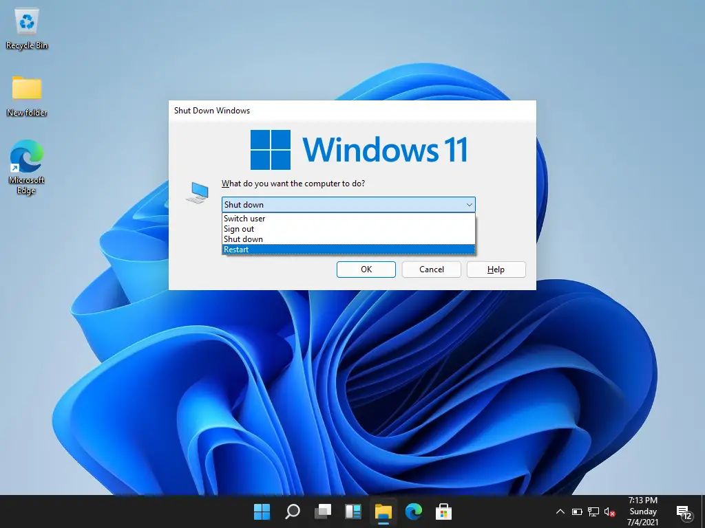 Reboot Your Computer