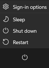 Reboot your PC