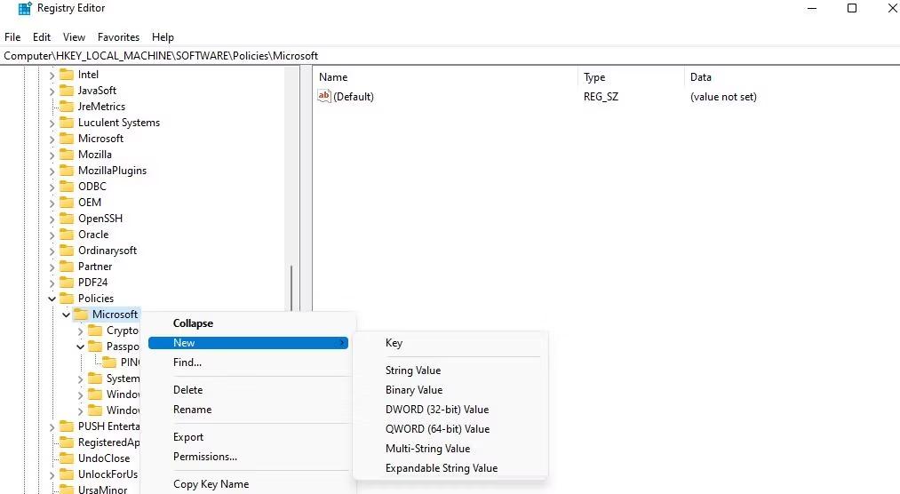 Registry Editor
