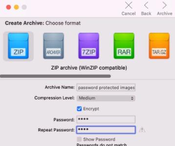 Set a password