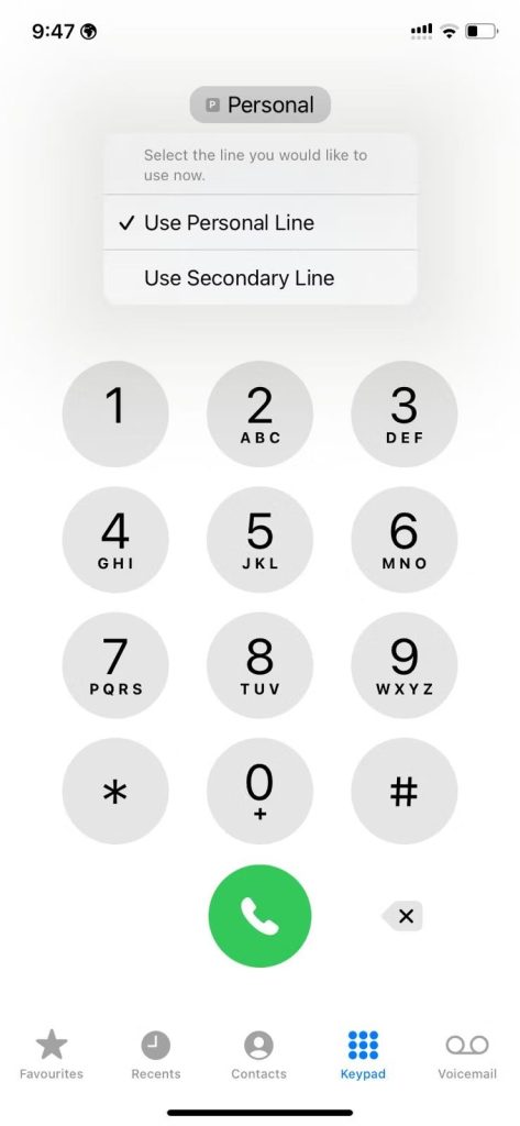 Switch Phone Lines Manually
