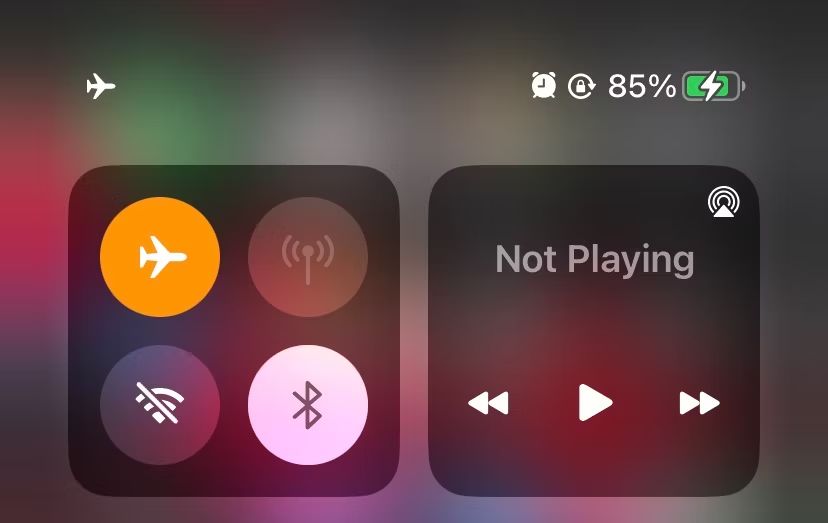 Toggle the Airplane Mode On and Off