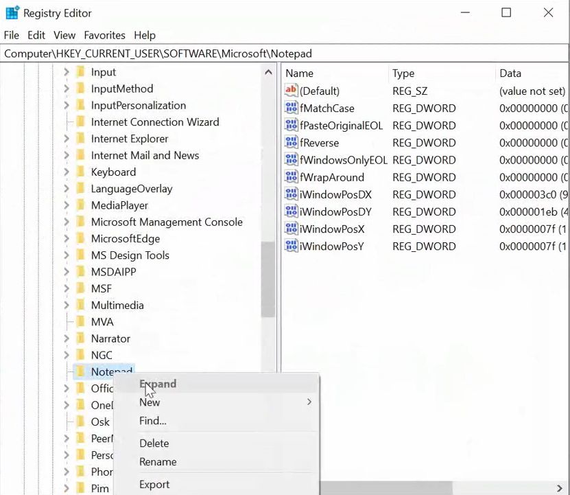 Windows Registry