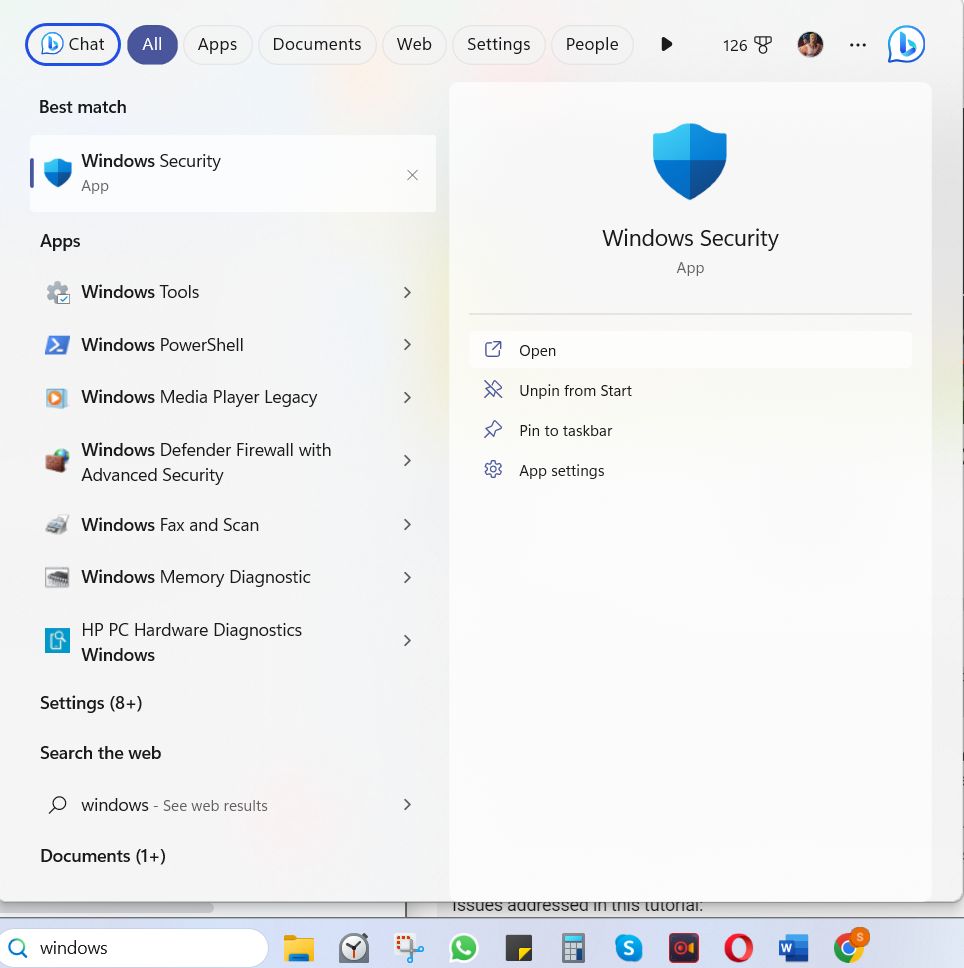 Windows Security