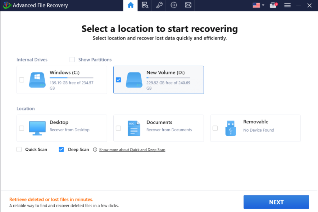advanced file recovery