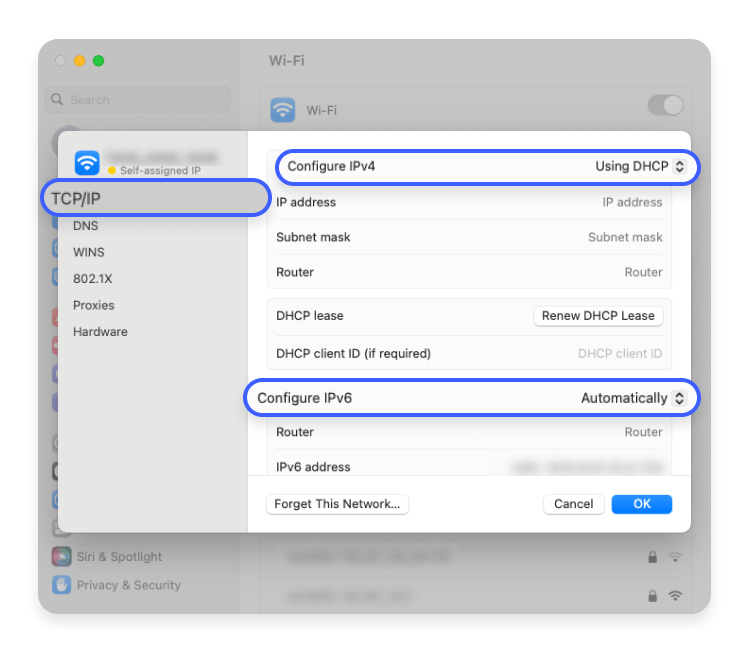 configure ipv6