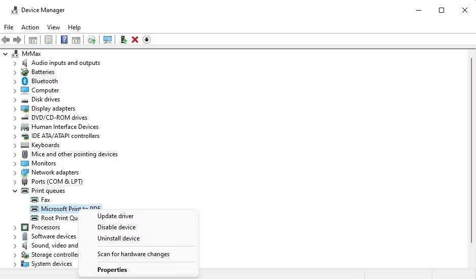 device manager