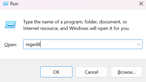 regedit