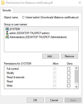 the Checkbox labeled