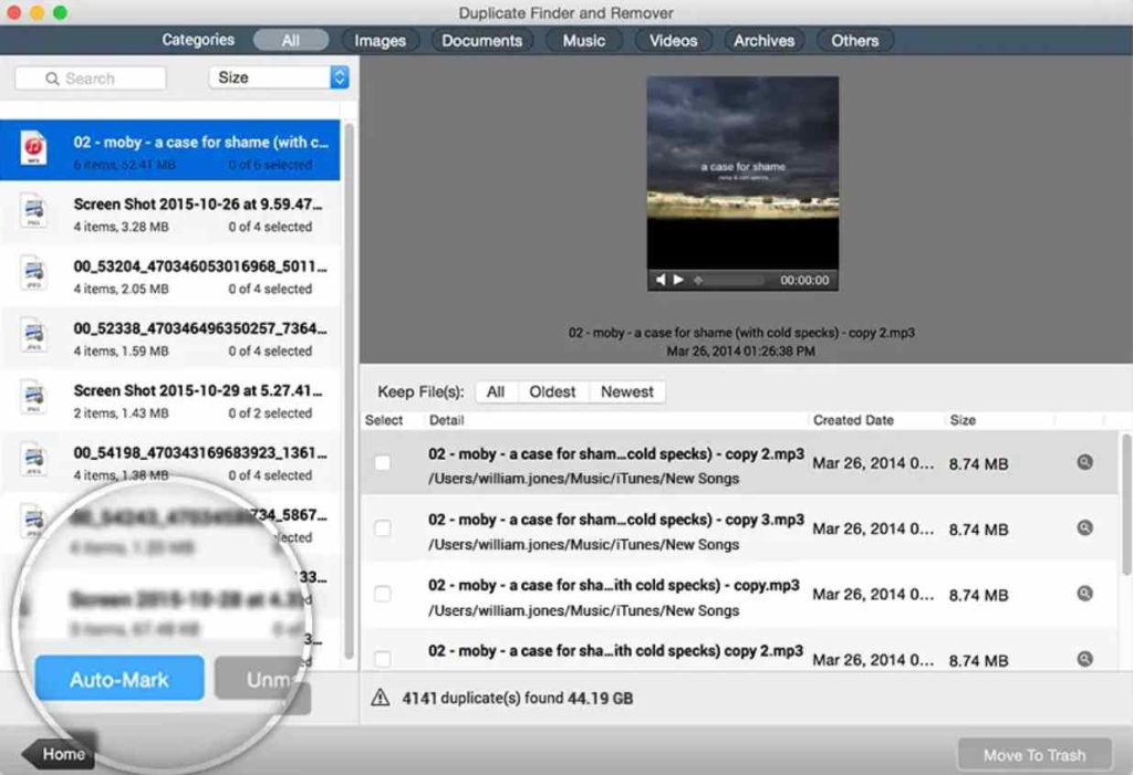 Duplicate Finder and Remover