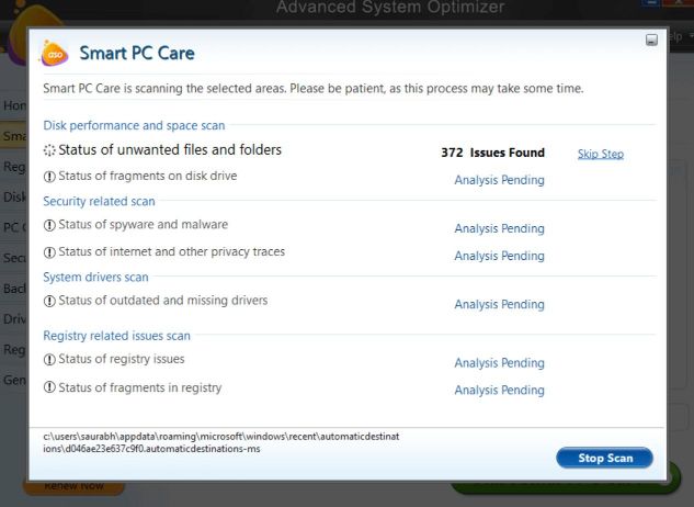 ASO Scan Speed