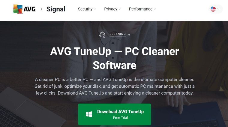 AVG website
