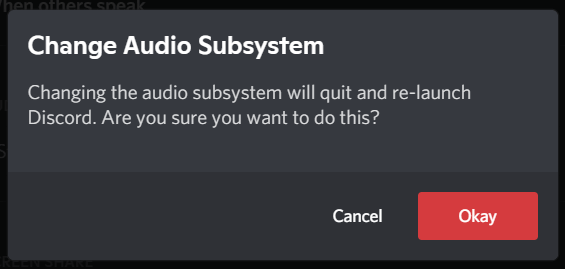 Audio Subsystem section