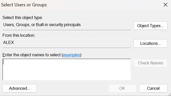Change option