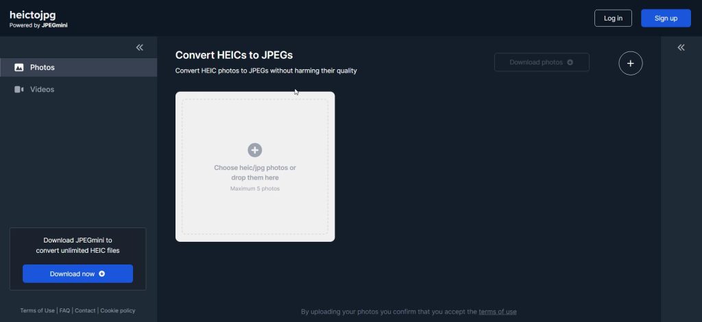 Convert HEIC To JPEG Online