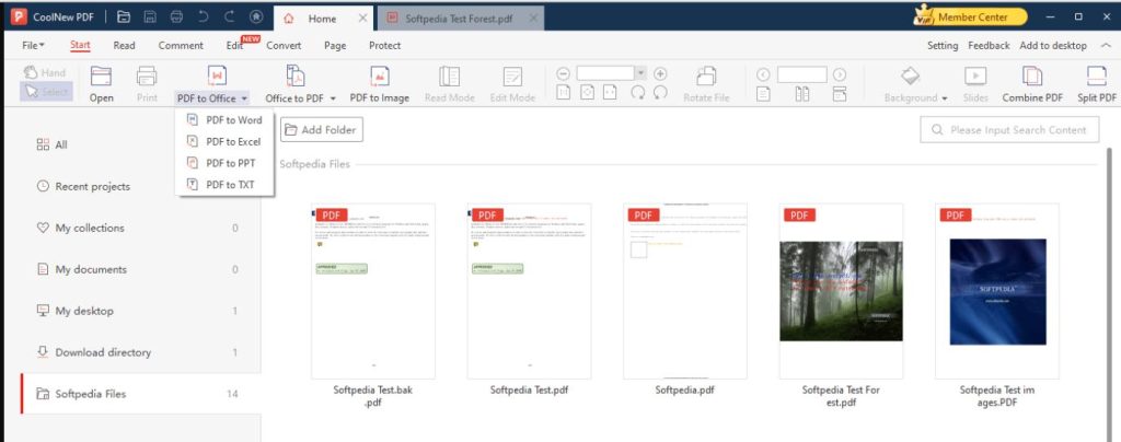 CoolNew PDF Editor interface