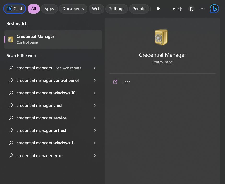 Credential Manager