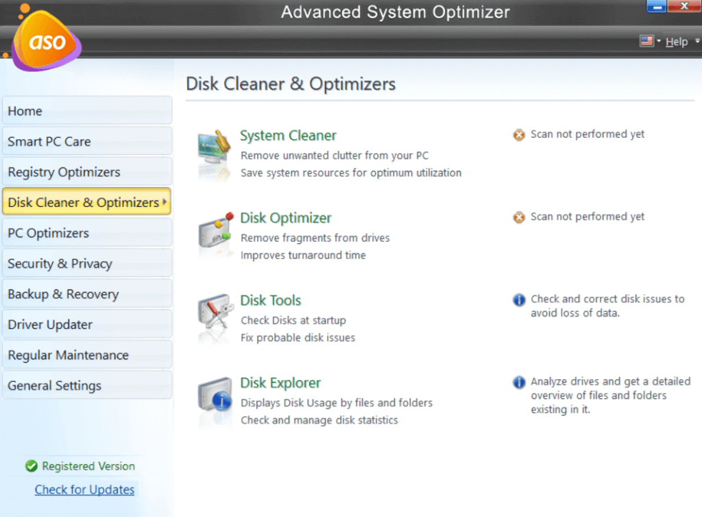 Disk Cleaners & Optimizers