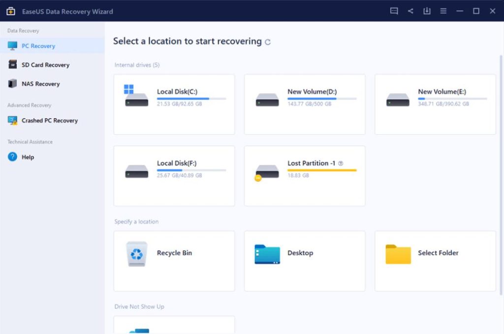EaseUS Data Recovery