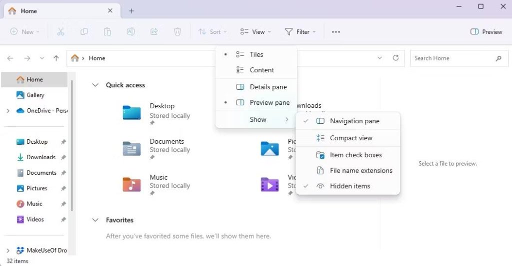 File Explorer