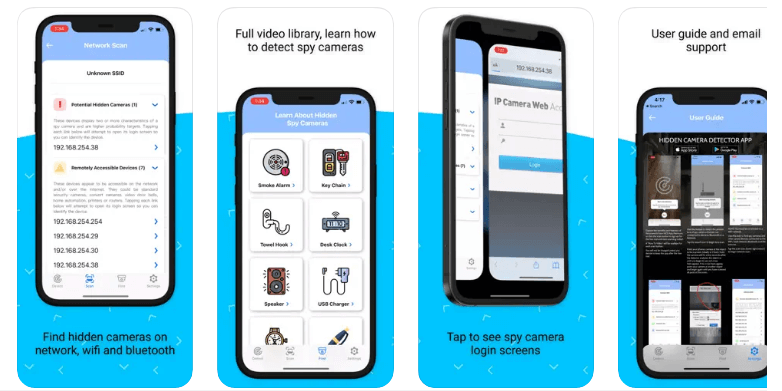 Hidden Camera Detector app