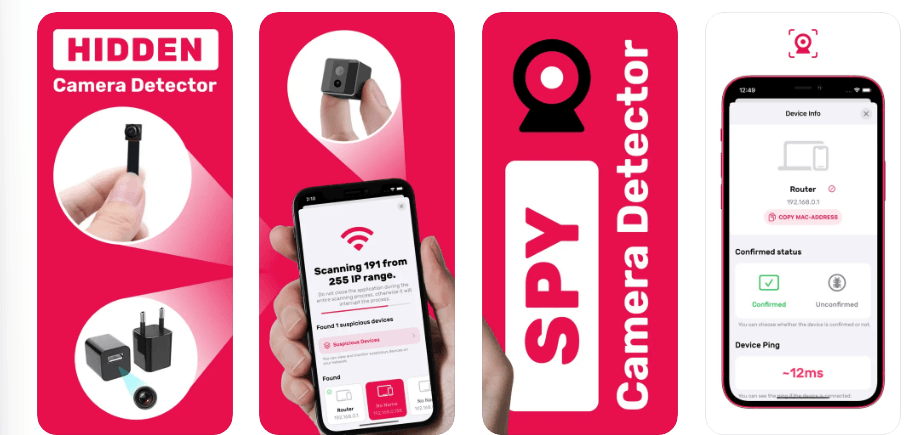 Hidden Camera Detector apps