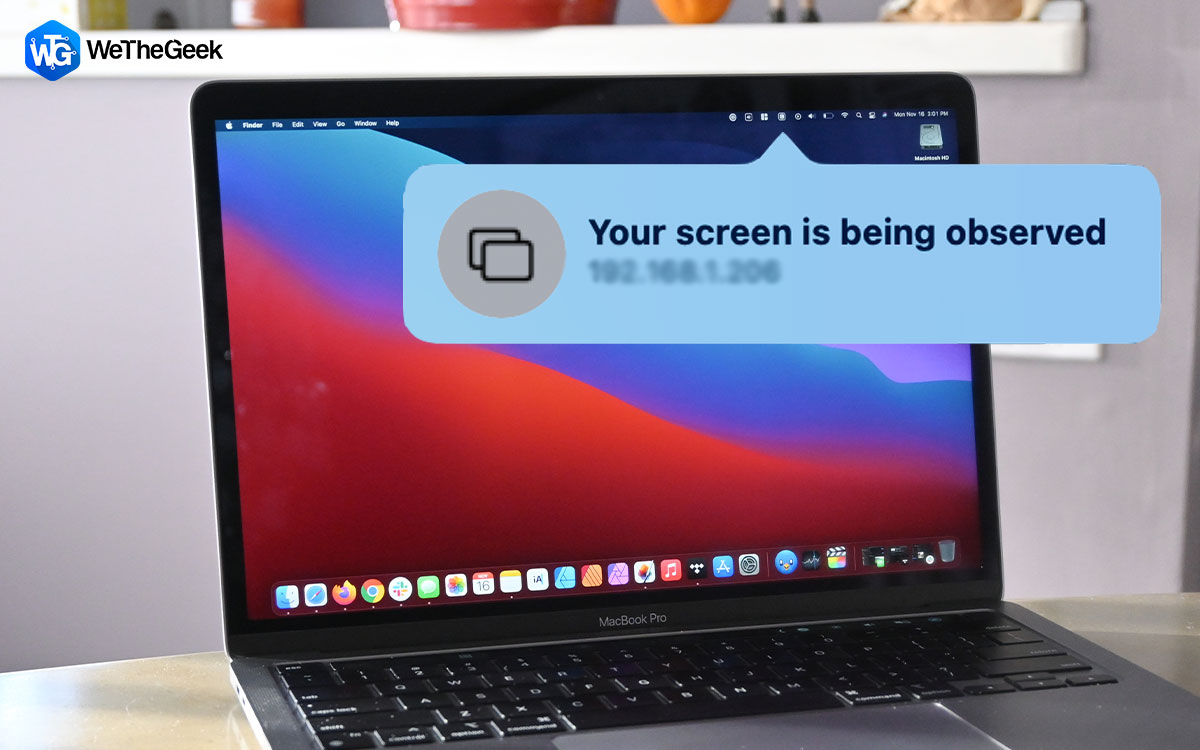 How To Turn Off The “Your screen is being observed” Message