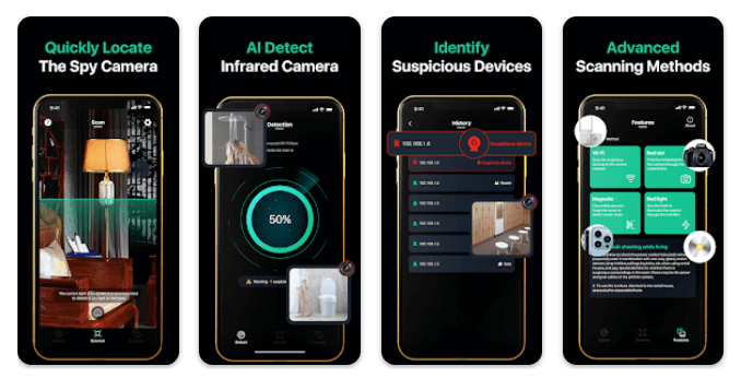 No Hidden Spy Camera Finder