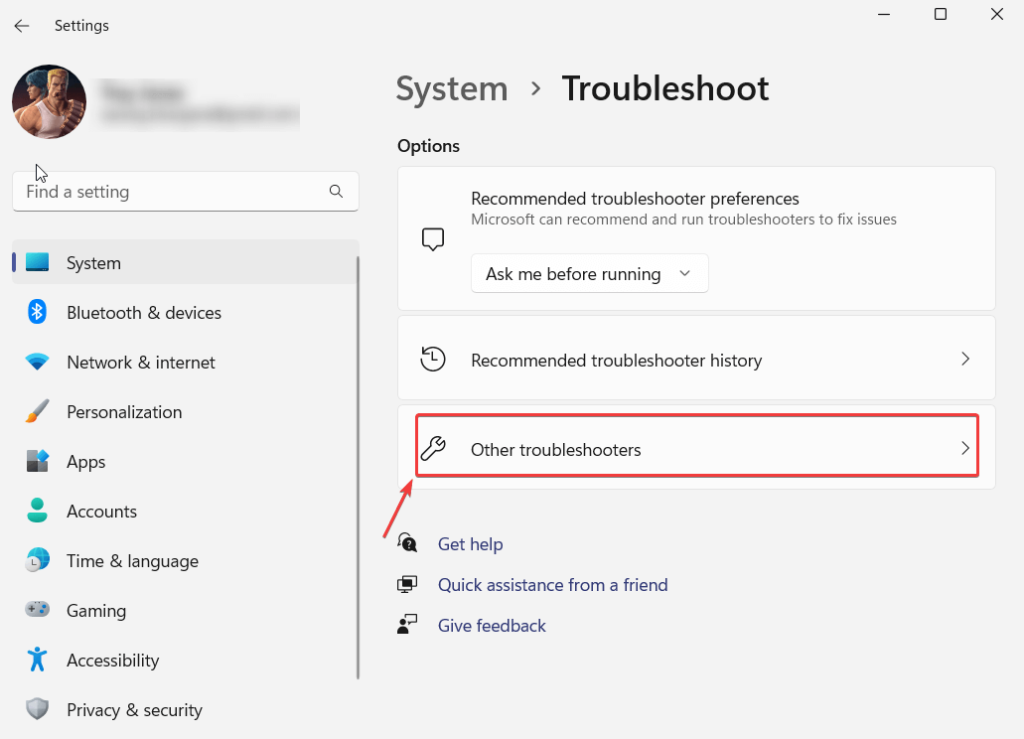 Other troubleshooters