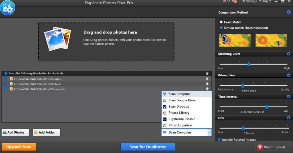 Scan Google Drive