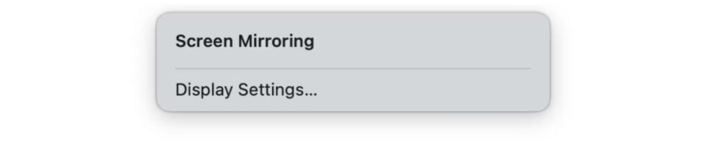 Screen Mirroring