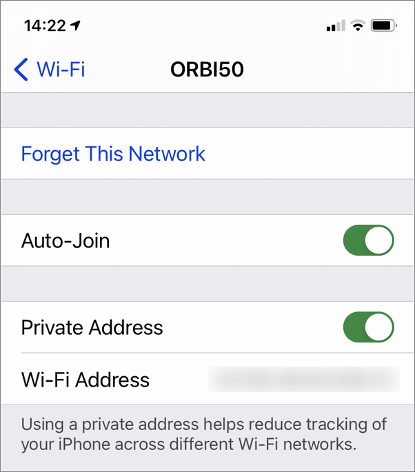 Wifi iPhone
