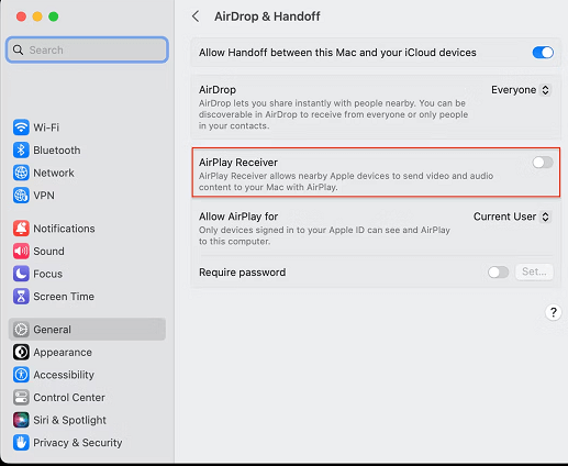 access AirDrop