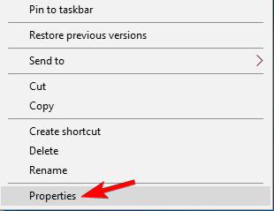 broken shortcut