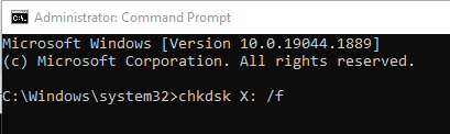 chkdsk