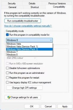compatibility mode