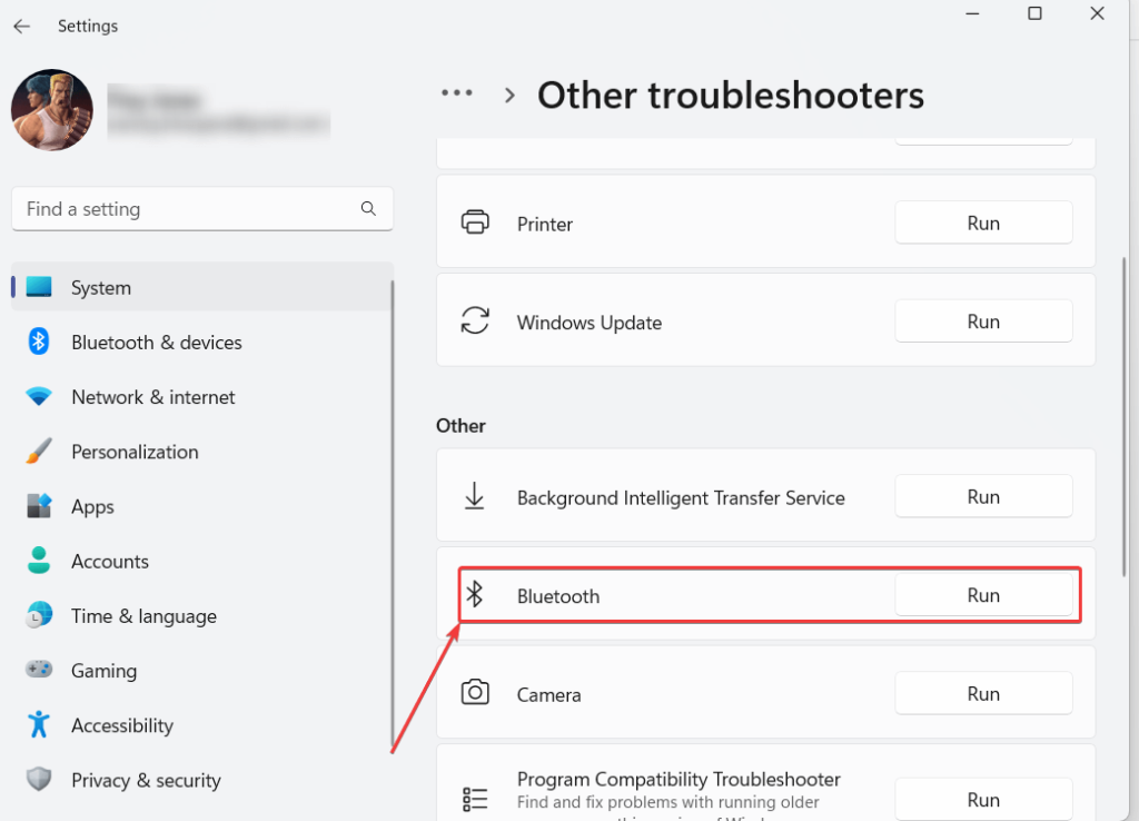 on-screen instructions