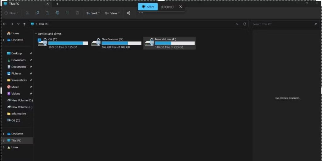 screen recording