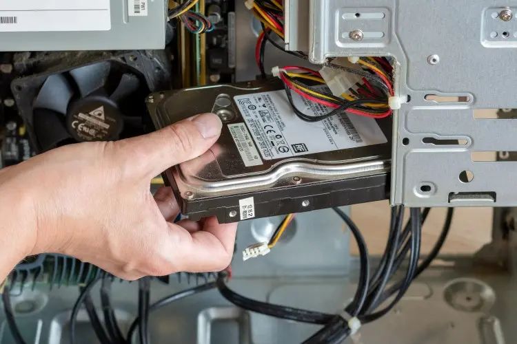 Change The Hard Disk