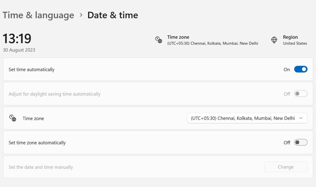 Date & Time