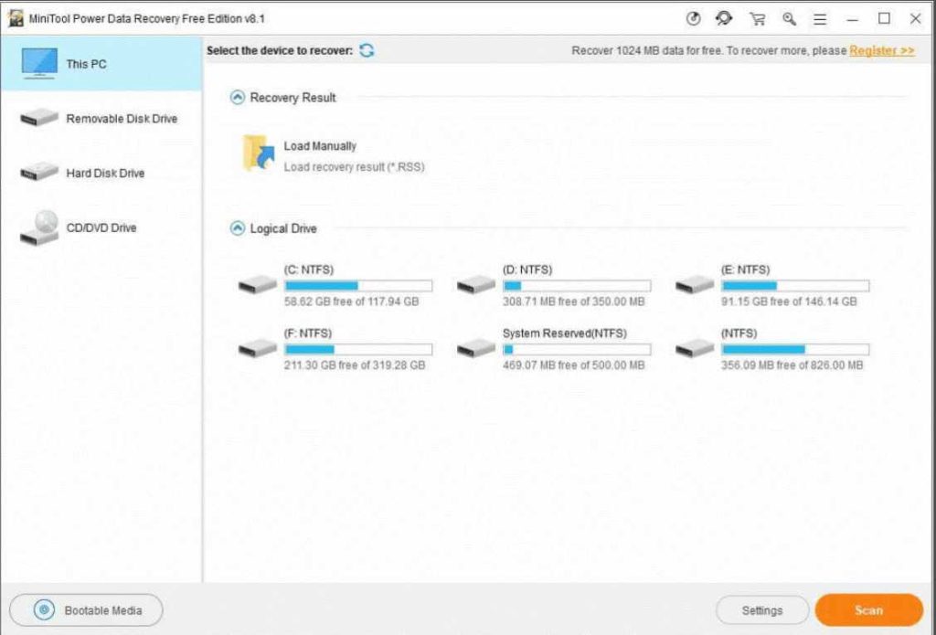 MiniTool Power Data Recovery