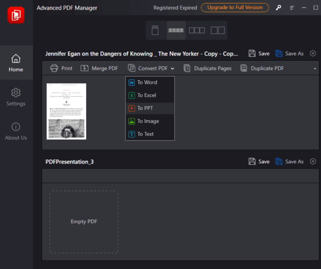 Open the PDF